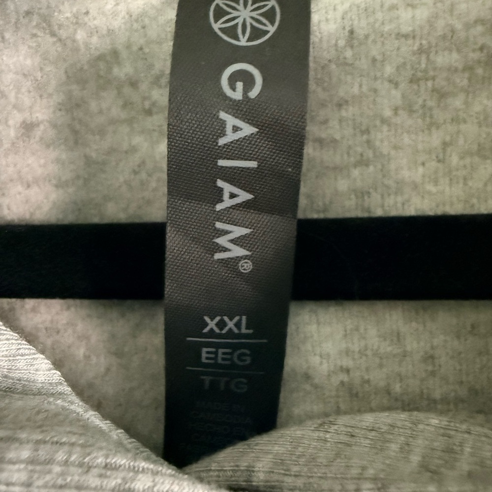 GAIAM Heather Gray Women's Hoodie - Picture 2 of 4
